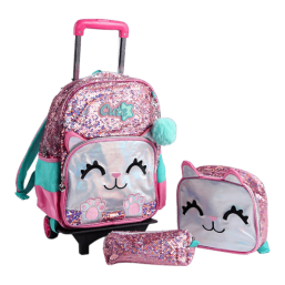16 Inch Trolley Bag 3 Pcs Set - Cat